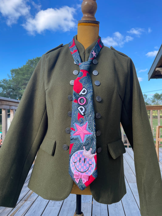 Cravate bijou " Pop Couture"