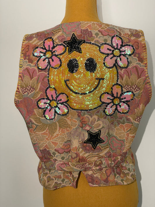 Gilet “Cosmic Flower Power”