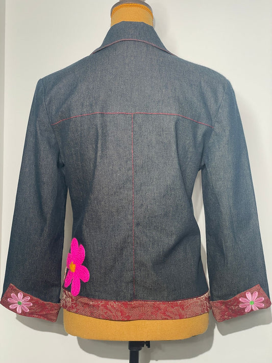Veste “Pink Kiss et Jungle Chic”