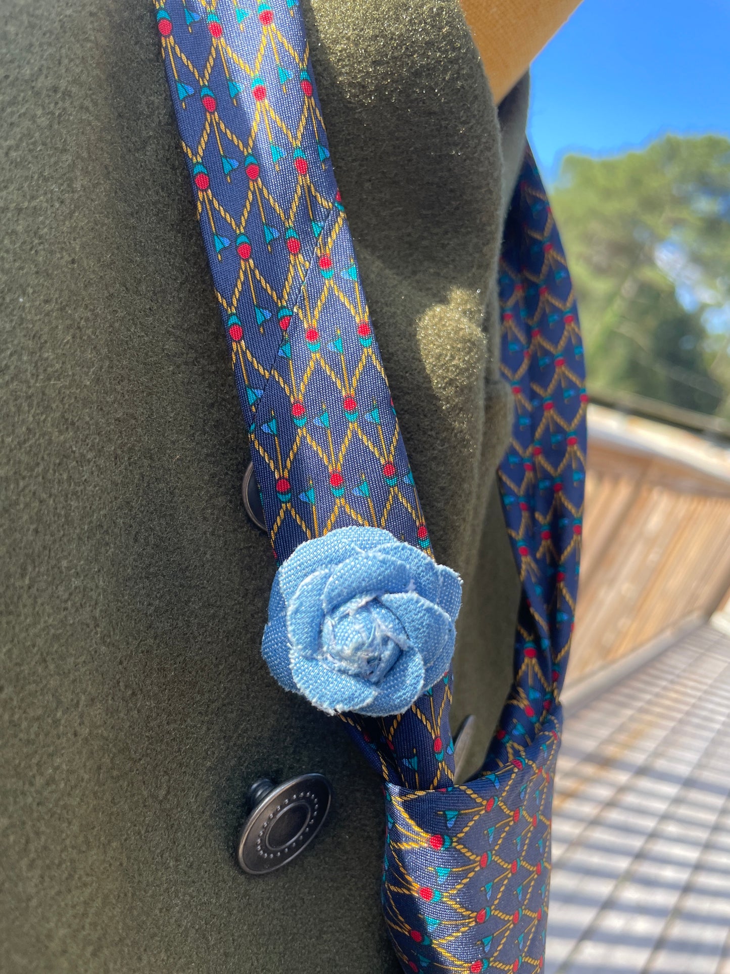 Cravate bijou "Mer et Cie"