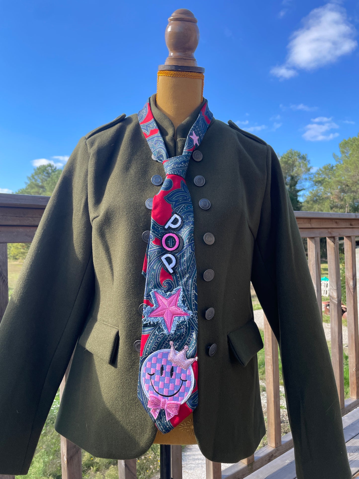 Cravate bijou " Pop Couture"