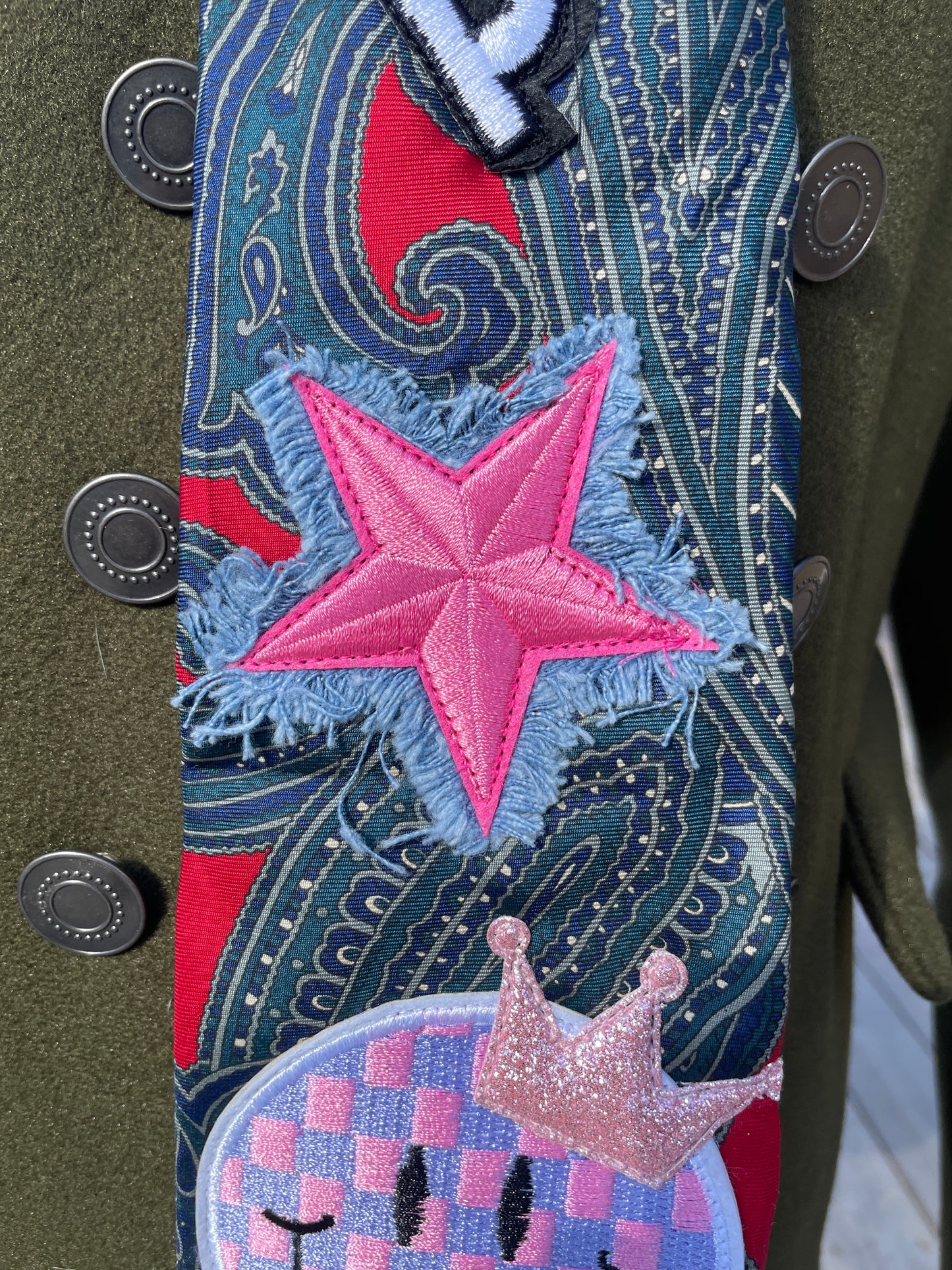 Cravate bijou " Pop Couture"