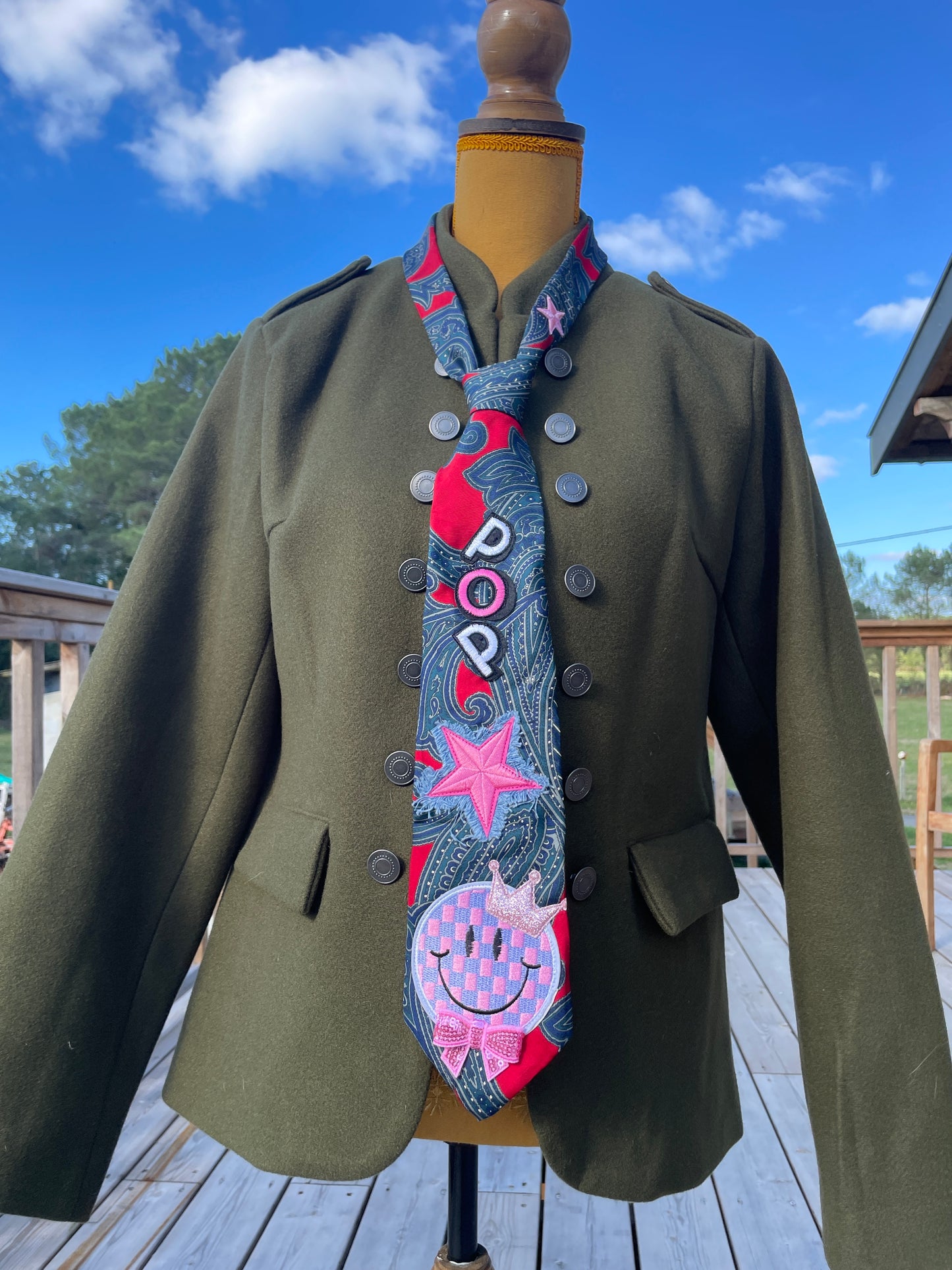 Cravate bijou " Pop Couture"