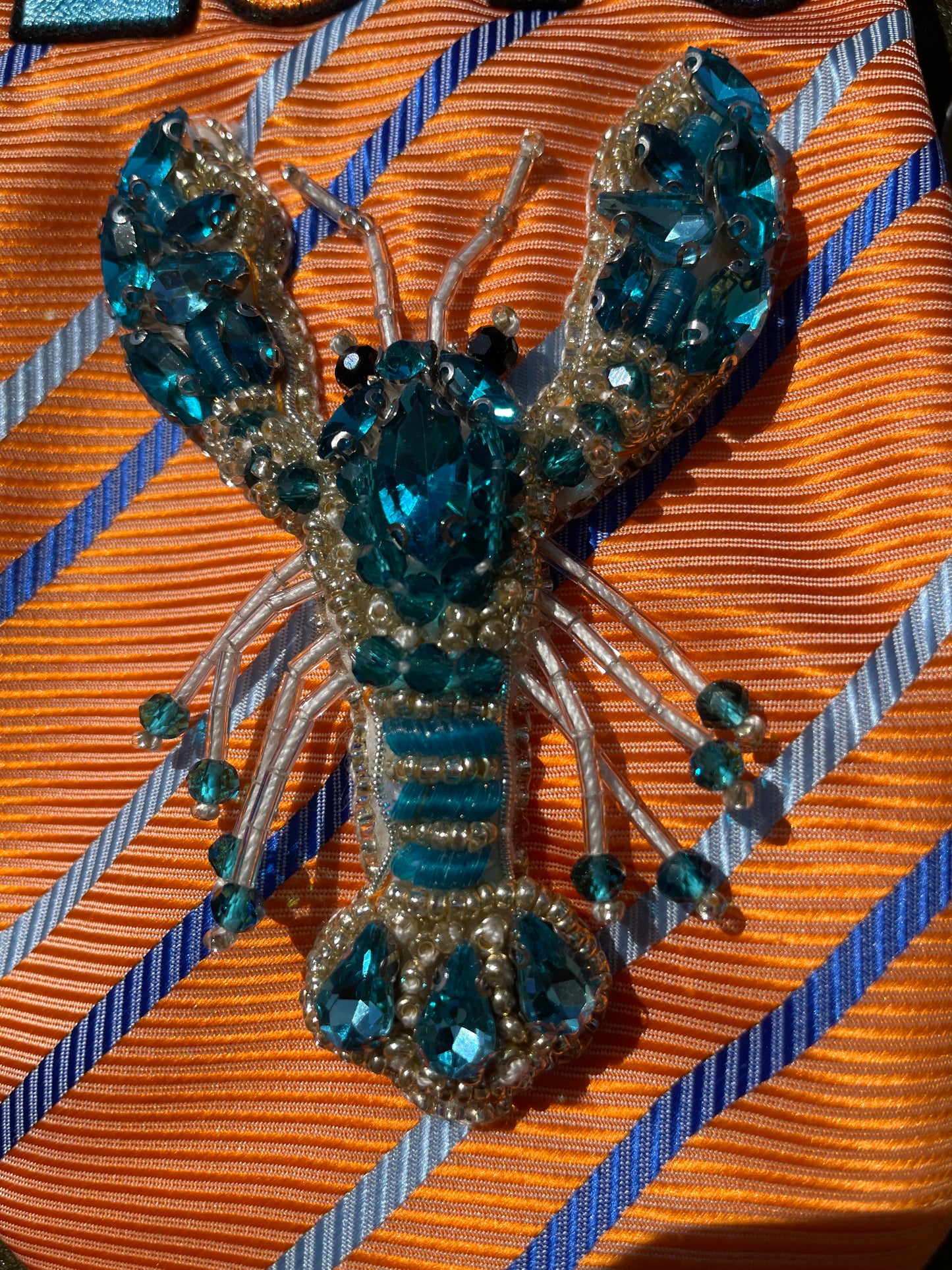 Cravate bijou " Mister Homard"
