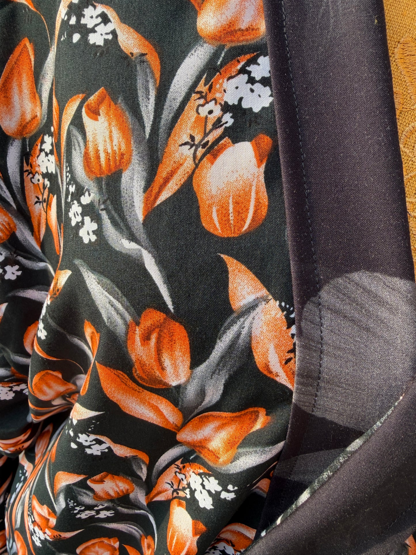 Kimono femme original - "Noir Désir"- Pièce unique
