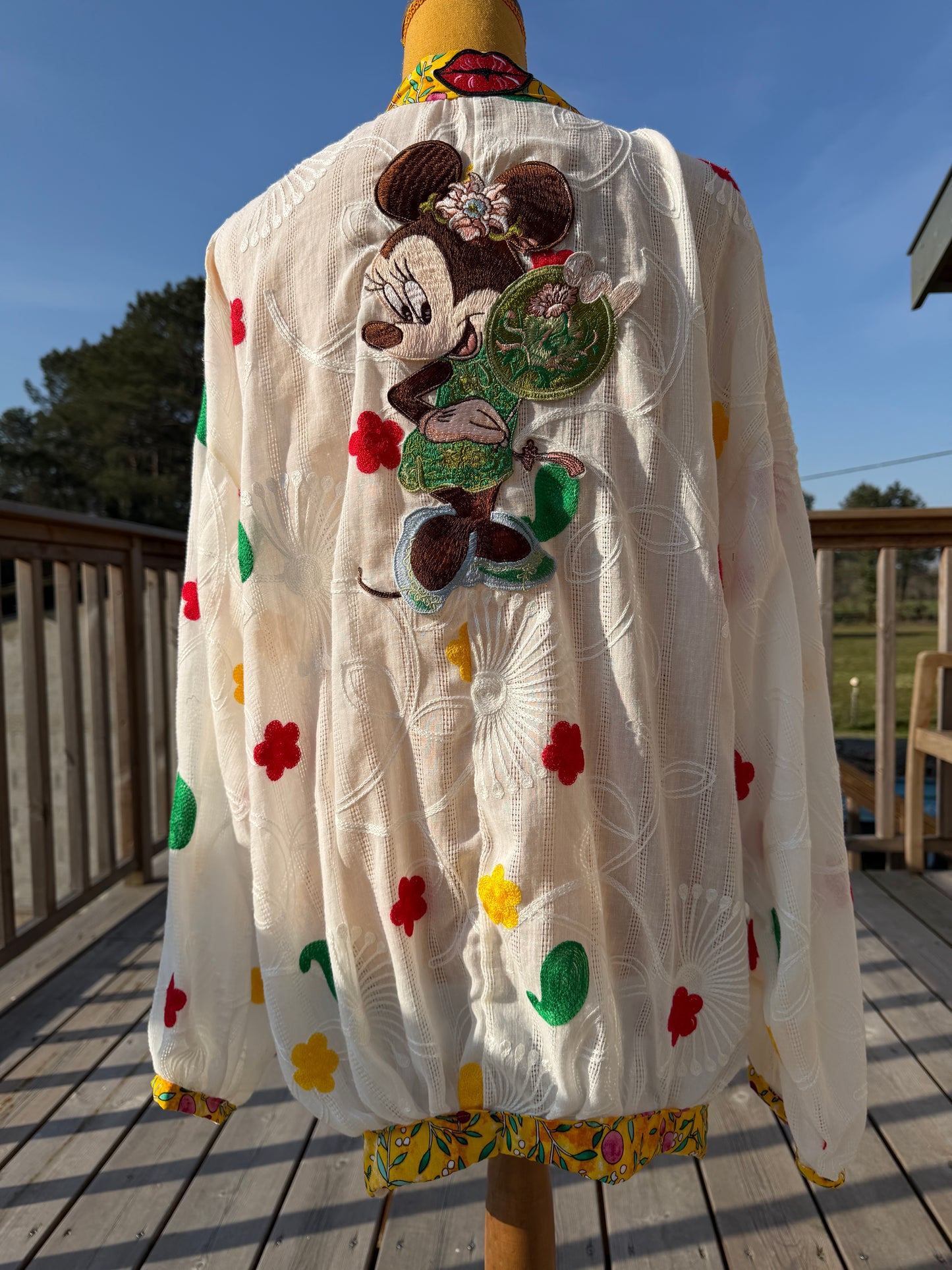 Kimono femme - "Malicieuse"- pièce unique