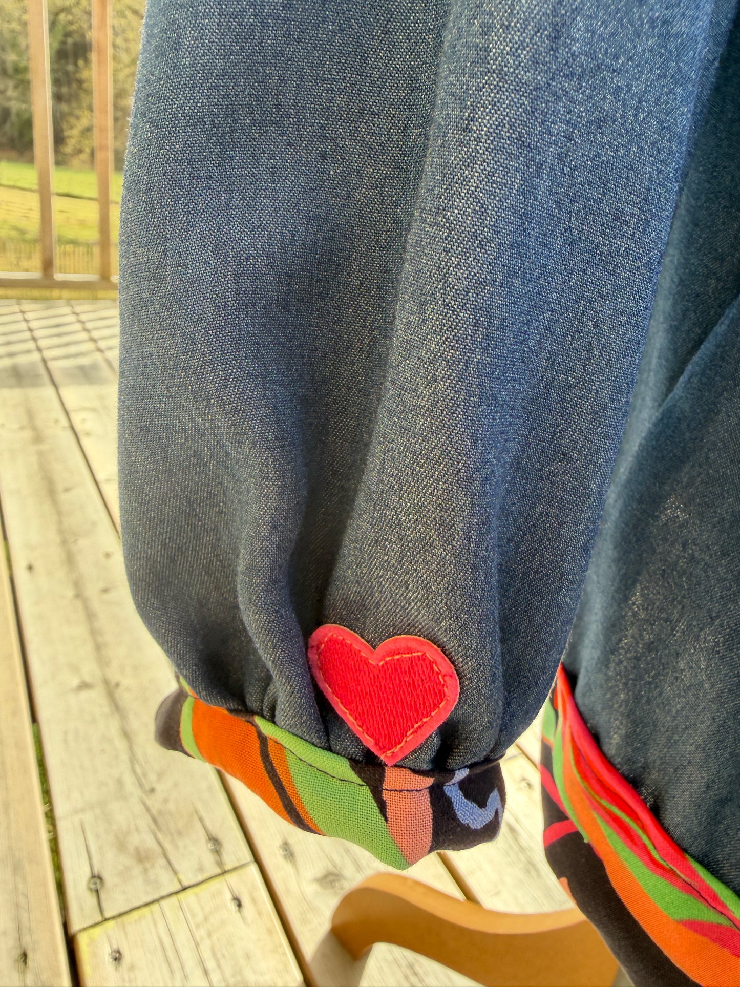 Kimono femme - "Regard du coeur" - pièce unique