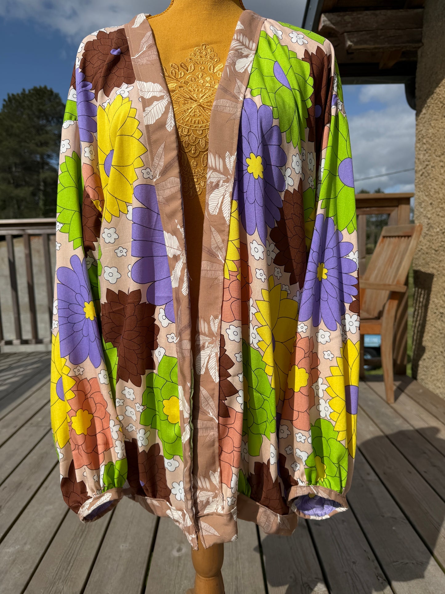 Kimono femme  "Rebel" pièce unique
